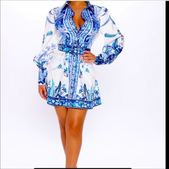 COPY - 👠👠👠Beautiful Blue Dress👠👠👠 - Picture 2 of 5